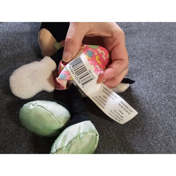 Disney Minnie Mouse Plush Doll-Winking Donut Bow & Pink Ice Cream Dress-10.5" - Picture 5 of 10